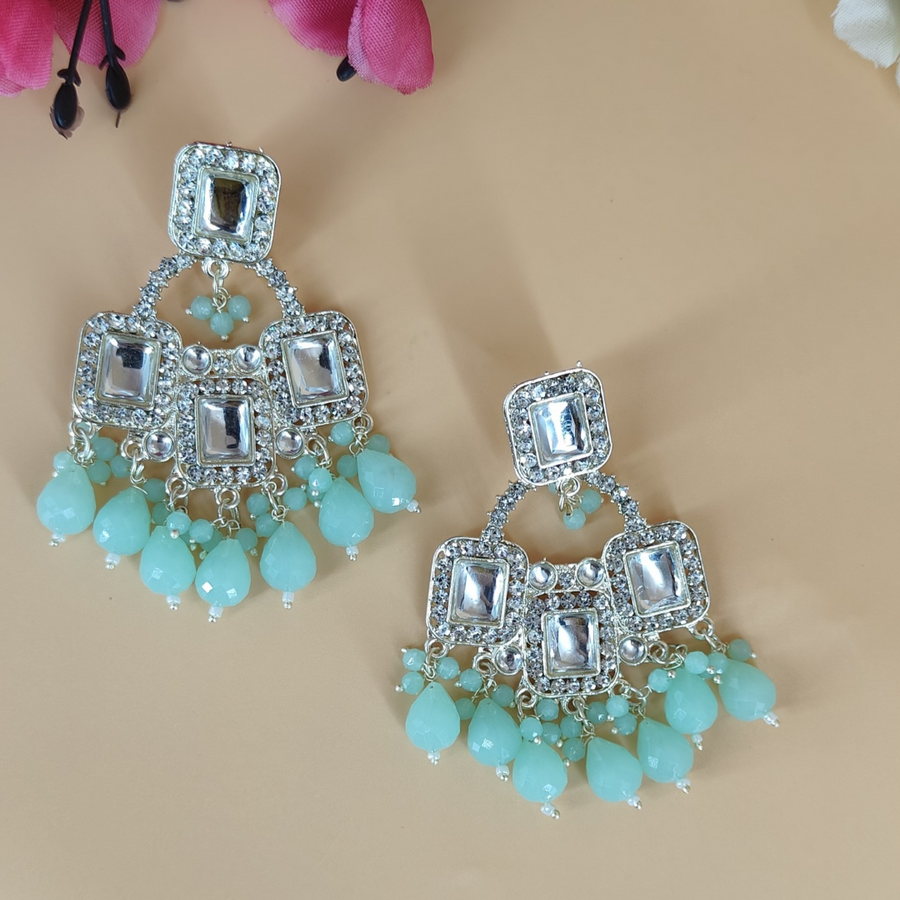 Mint Chandbali Jhumka