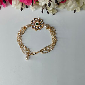 Kundan & Pearl Bracelet