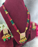 Multicolor long Pendent set